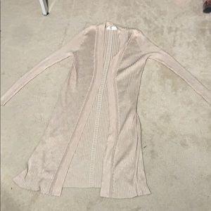 Time and tru size S (4-6) long cardigan